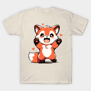 Cute Red Panda - Kawaii Panda T-Shirt